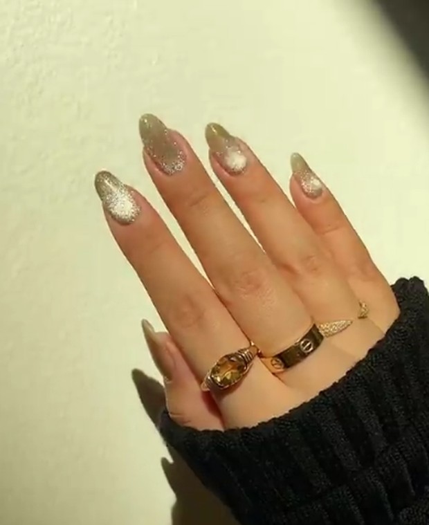 velvety nail art