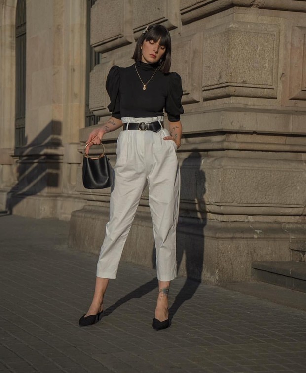 Foto:Celana 7/8/id.pinterest.com/ Model Bawahan untuk Tubuh Mungil dan Pendek