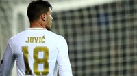Luka Jovic adalah kasus yang aneh. Zidane suka padanya dan diboyong Madrid musim lalu. Kemudian Jovic tidak bersinar, lalu dipinjamkan ke klub lamanya Eintracht Frankfurt  (Getty Images/Dean Mouhtaropoulos)