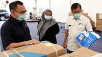 Momen JK Cek Kesiapan dan Stok Gudang Darurat COVID-19