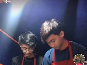 Penjual Pentol Ganteng Mirip Artis, Netizen : Jangan Sampai Kekeyi Lihat