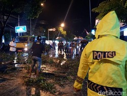 Pohon Tumbang Timpa 2 Bikers di Kota Mojokerto, Satu Tewas