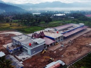 Melihat Progres Pembangunan Terminal Anak Air Padang