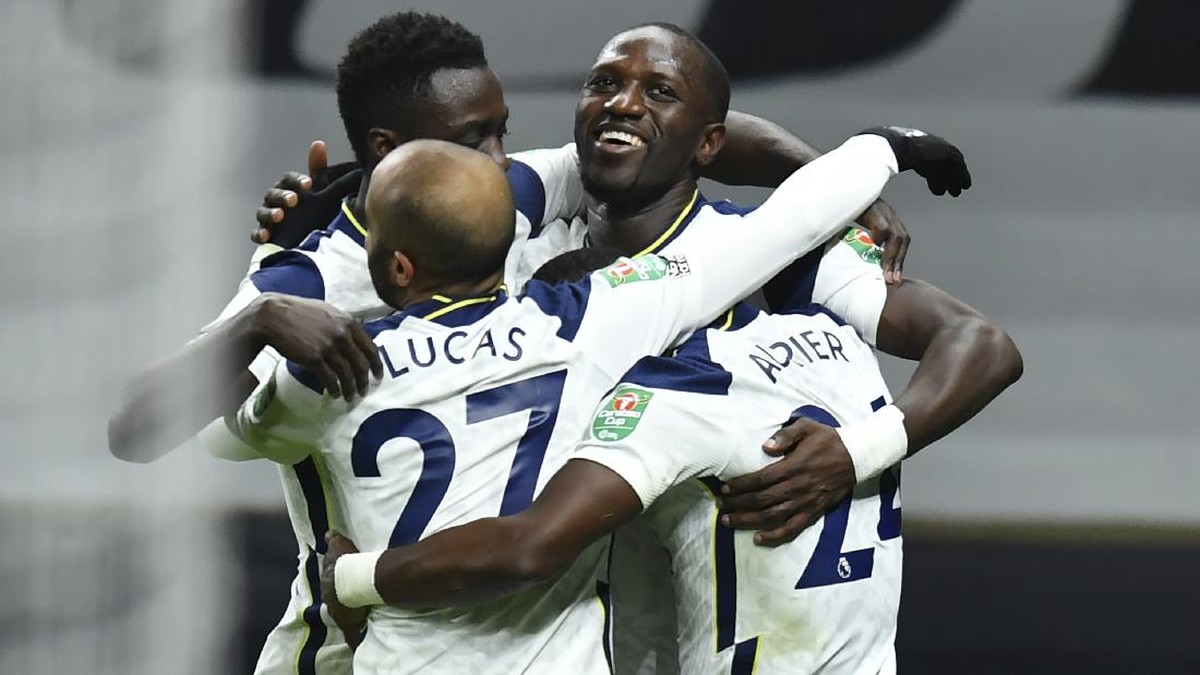 Tottenham Hotspur melaju ke final Piala Liga Inggris usai mengalahkan  Brentford 2-0 di semifinal (Foto: AP/Glyn Kirk)
