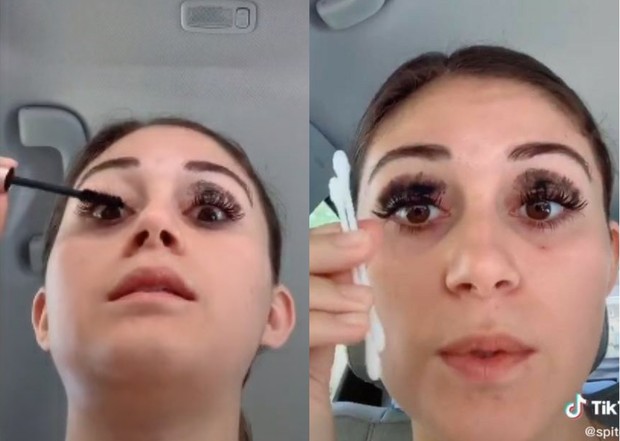 Tutorial fake-false lashes mascara/Foto: https://glamour.com & Pinterest/TheSunOnline Beauty hacks fake-false lashes mascara