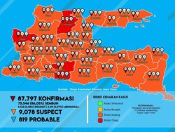 Kasus Baru COVID-19 Terus Meningkat, Lamongan Kembali Ke Zona Merah