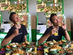 Bikin Ngakak! Gaya Cewek Saat Pose Depan Makanan Ini Akurat Banget