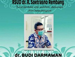 Dikenal Gigih Tangani COVID-19, dr Budi di Rembang Wafat Kena Corona