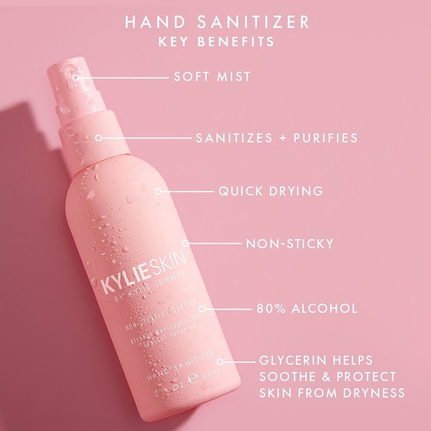 Hand Sanitizer/Instagram.com/kylieskin Hand sanitizer Kylie Jenner