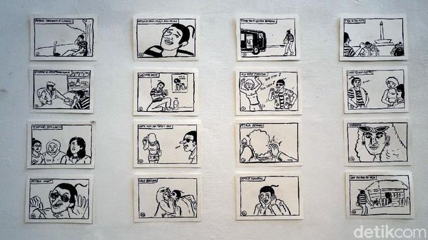 Kilas Balik Toko Komik Legendaris di Bandung Lewat Pameran Lukisan