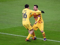 Lagi-lagi Aksi Messi-Pedri buat Barca