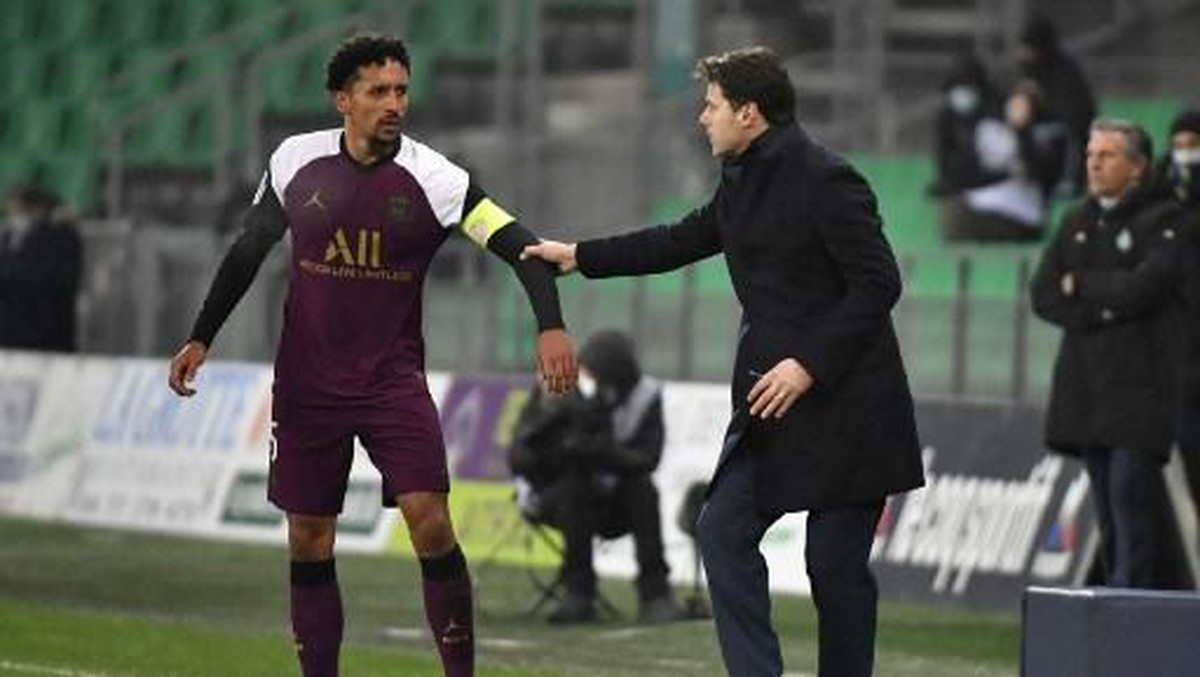 Saint-Etienne Vs PSG: Pochettino Mengawali dengan Hasil Seri. Foto: AFP/PHILIPPE DESMAZES