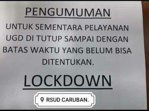 16 Nakes Reaktif Rapid Test, IGD RSUD Caruban Madiun Lockdown 16 Nakes Reaktif Rapid Test, IGD RSUD Caruban Madiun Lockdown