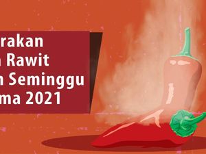 Pergerakan Harga Rawit Merah Seminggu Pertama 2021