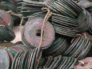 Ribuan Keping Uang Kuno Ditemukan di Sawah, Seperti Ini Wujudnya