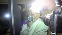 Momen Abu Bakar Baasyir Bebas dari Lapas Gunung Sindur