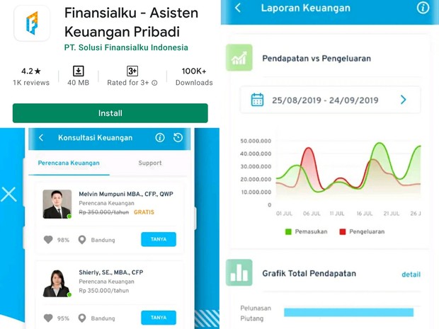 aplikasi pencatat keuangan