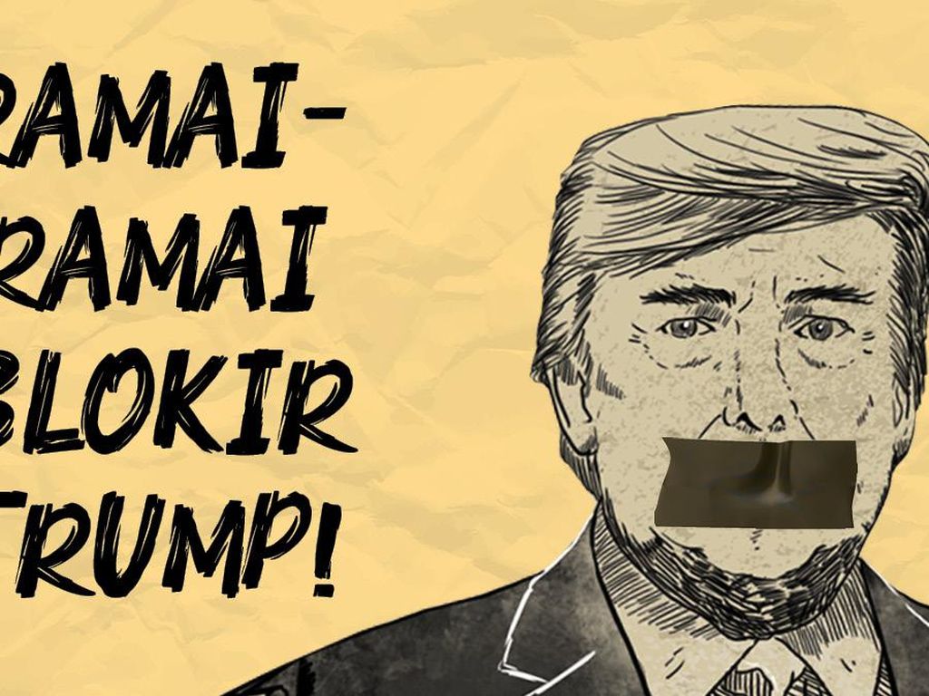 Facebook Ogah Cabut Blokir Akun Trump Facebook Ogah Cabut Blokir Akun Trump
