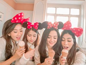 Cantiknya Citra Monica saat Makan Es Krim