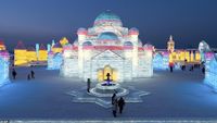 Festival Es Harbin China Tak Seperti Biasanya, Sepi