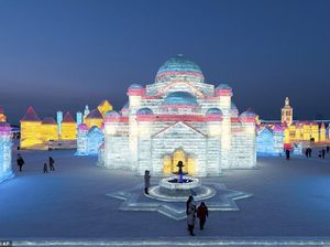 Festival Es Harbin China Tak Seperti Biasanya, Sepi Festival Es Harbin China Tak Seperti Biasanya, Sepi