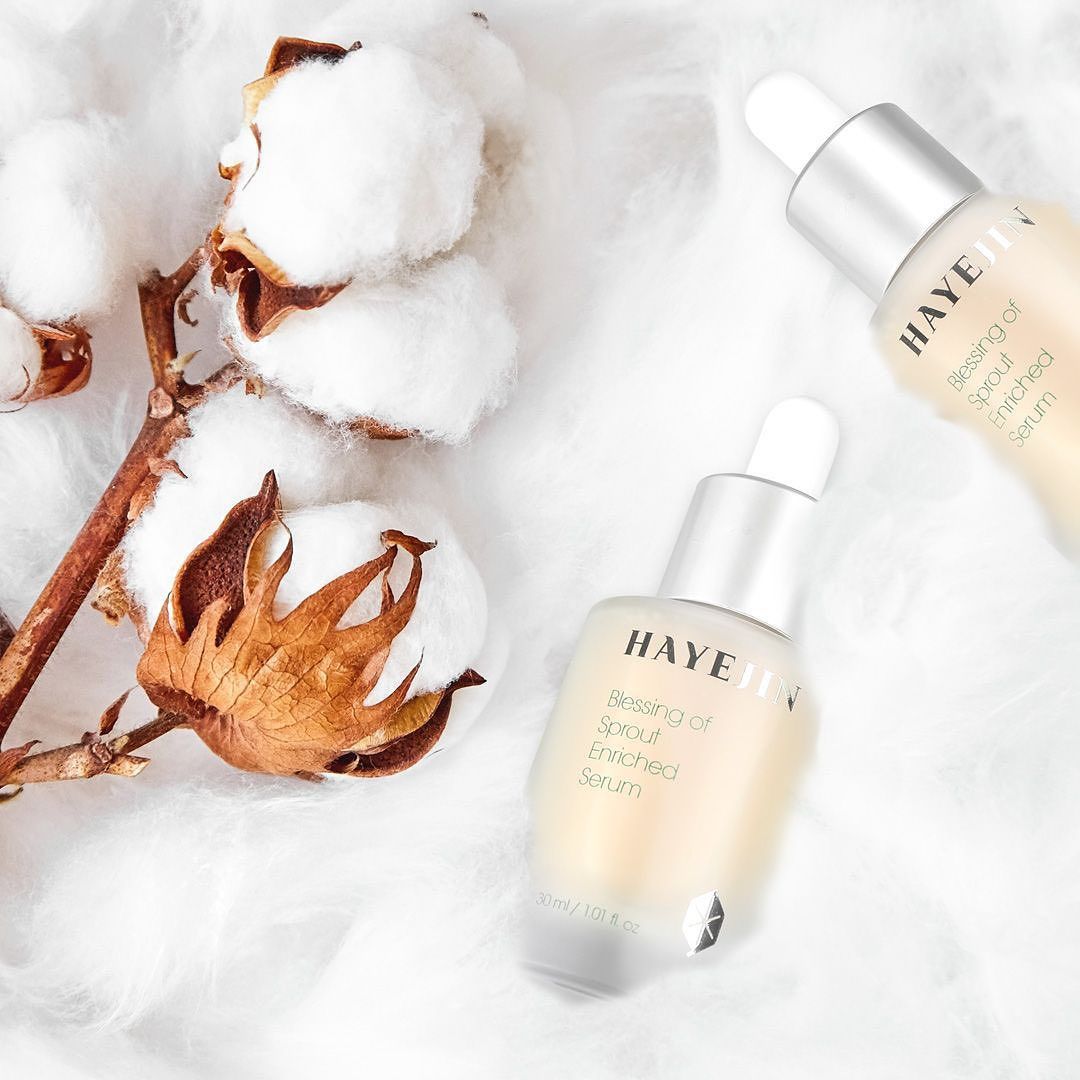Hayejin Blessing of Sprout Enriched Serum dan HAYEJIN Face & Body Collagen whitening Cream