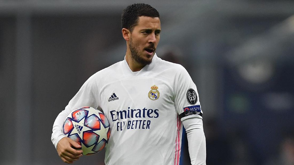 Bintang Real Madrid Eden Hazard membicarakan tentang kemungkinan pensiun nanti. (Foto: Getty Images/Valerio Pennicino)