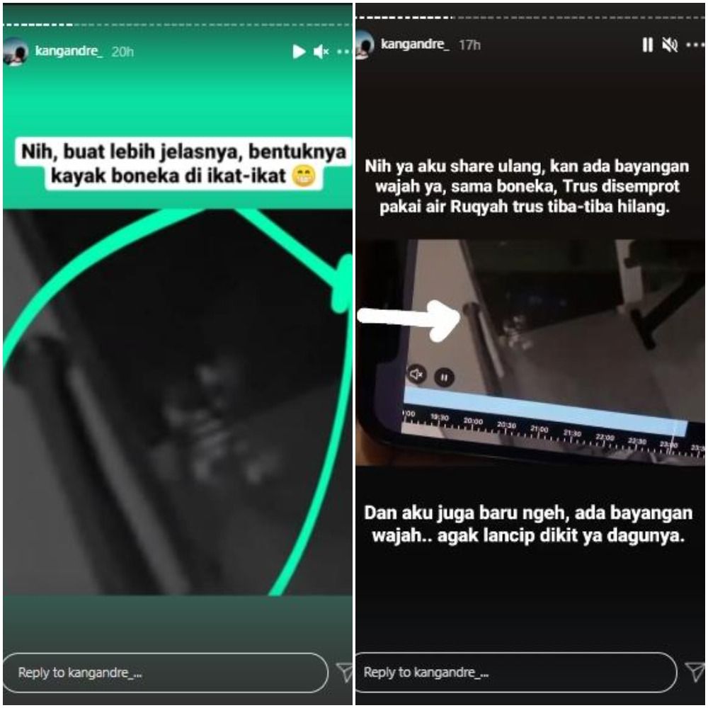 Penampakan jin saat Indadari dirukiah