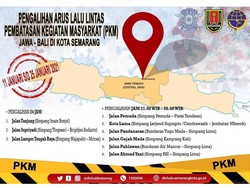 Woro-woro! 9 Jalan di Semarang Ini Bakal Ditutup Selama PPKM