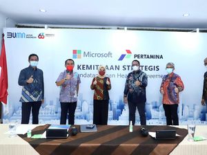 Pertamina Perkuat Transformasi Digital dengan Gandeng Microsoft