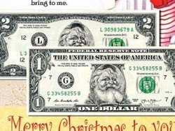 Dikira Uang Mainan, Dollar Santa Ternyata Beneran Ada Lho