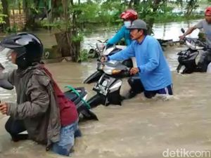 Banjir di Lamongan Kian Meluas, Terjang 38 Desa di Enam Kecamatan