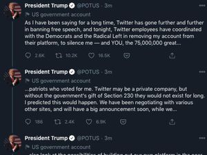 @realDonaldTrump Dibungkam, Trump Sempat Bajak @POTUS