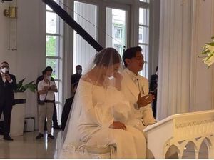 Air Mata Felicya Angelista dan Caesar Hito di Altar Pernikahan