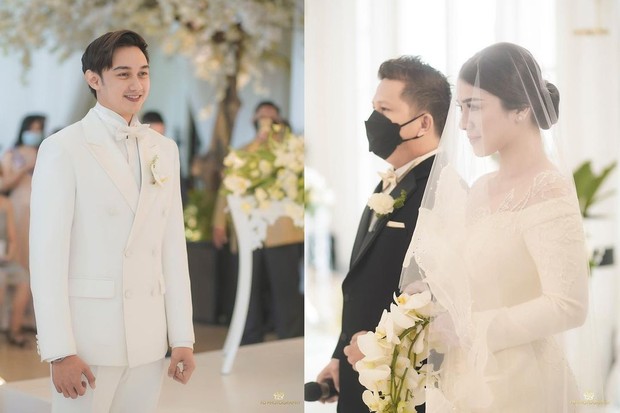 Felicya Angelista & Hito Caesar/sumber: Instagram.com/fdphotography90 Momen bahagia pernikahan artis