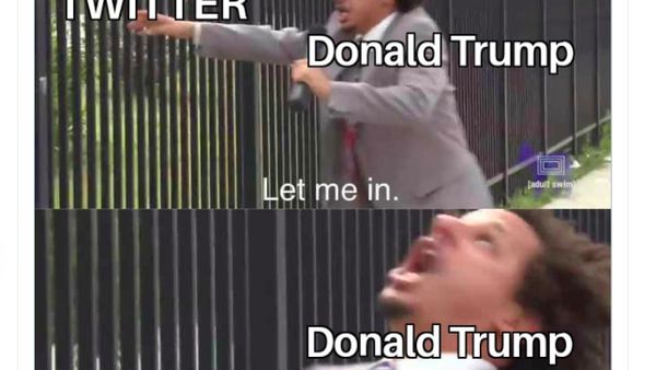 Deretan Meme Kocak Trump Dicekal Twitter
