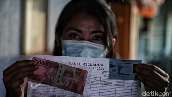 Penyaluran Bantuan Sosial Tunai di Rusun Koja