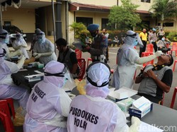 Rapid Antigen Tahap Pertama, 400 Polisi Kota Kediri Negatif COVID-19