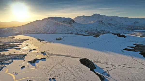 Potret Skotlandia Kala Suhu di Bawah Nol