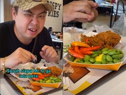 Indonesia Banget, Pria Ini Bawa Pete dan Cabe Rawit saat Makan di McD