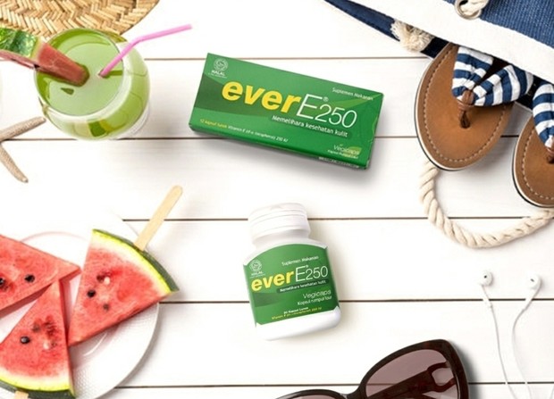 Ever E 250 IU//Foto: Instagram/cantiknyakulitsehat suplemen kulit