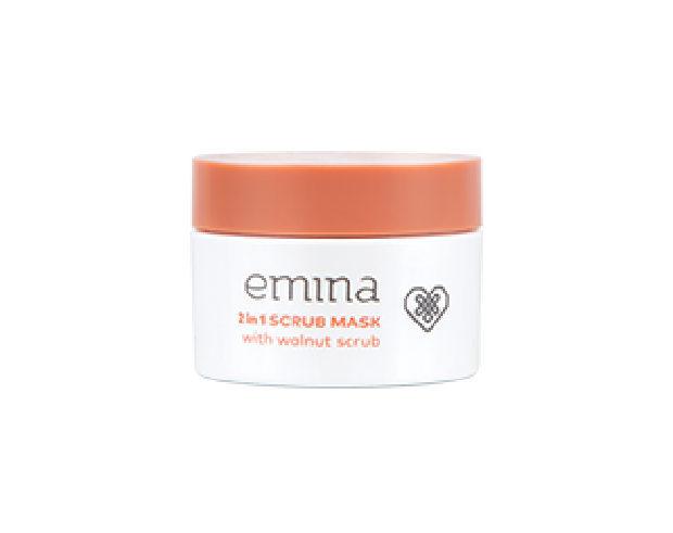 Emina 2 in 1 Scrub & Mask