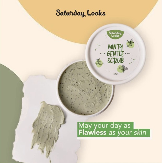 Saturday Looks Minty Gentle Scrub.