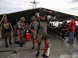 Melihat Persiapan Prajurit TNI AL Mencari Pesawat Sriwijaya Air SJ182