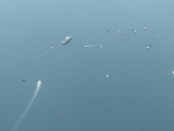 Menhub Pantau Pencarian Korban Sriwijaya Air SJ182 Lewat Udara