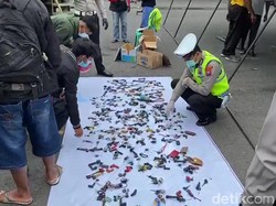 574 Motor Terjaring Razia Balap Liar di Malang, yang Sudah Diambil 120