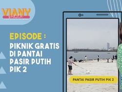 Viral, Pantai Pasir Putih Ala Miami Beach Florida di PIK 2 Jakarta