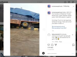 Ngeri, Detik-detik Truk Nyebur ke Laut Setelah Gagal Masuk Kapal