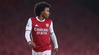 Pemain sayap Arsenal, Willian juga bak menghilang. Padahal, Willian sudah tujuh tahun mengarungi Liga Inggris tapi kini belum terlihat lagi ketangguhannya menjebol gawang atau memberi assist matang (Getty Images)