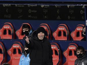 Real Madrid Ditahan Imbang Osasuna, Zidane Keluhkan Hal Ini